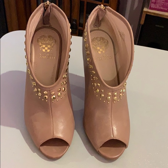 Vince Camuto Shoes - Vince Camuto Peep Toe Ankle Booties